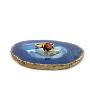 10kt Gold Filled Clark and Coombs Goldstone Cabochon Ring